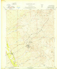 Mammoth Arizona Historical topographic map, 1:24000 scale, 7.5 X 7.5 Minute, Year 1949