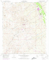 Mammoth Arizona Historical topographic map, 1:24000 scale, 7.5 X 7.5 Minute, Year 1948