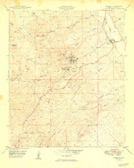 Mammoth Arizona Historical topographic map, 1:24000 scale, 7.5 X 7.5 Minute, Year 1949