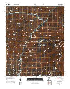 Maness Peak Arizona Historical topographic map, 1:24000 scale, 7.5 X 7.5 Minute, Year 2011