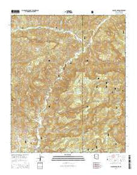 Maness Peak Arizona Current topographic map, 1:24000 scale, 7.5 X 7.5 Minute, Year 2014