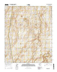 Manuel Seep Arizona Current topographic map, 1:24000 scale, 7.5 X 7.5 Minute, Year 2014