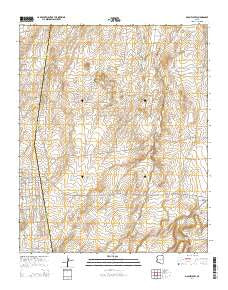 Manuel Seep Arizona Current topographic map, 1:24000 scale, 7.5 X 7.5 Minute, Year 2014