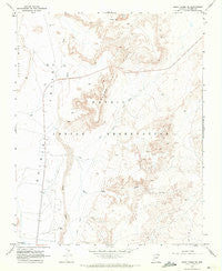 Many Farms NE Arizona Historical topographic map, 1:24000 scale, 7.5 X 7.5 Minute, Year 1968