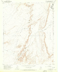 Many Farms SW Arizona Historical topographic map, 1:24000 scale, 7.5 X 7.5 Minute, Year 1968