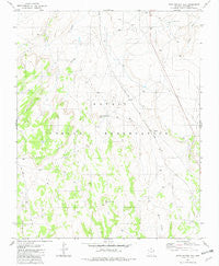 Many Ghosts Hill Arizona Historical topographic map, 1:24000 scale, 7.5 X 7.5 Minute, Year 1982