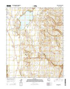 Many Farms Arizona Current topographic map, 1:24000 scale, 7.5 X 7.5 Minute, Year 2014