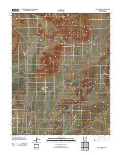 Many Farms NE Arizona Historical topographic map, 1:24000 scale, 7.5 X 7.5 Minute, Year 2011
