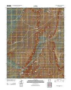 Many Farms SW Arizona Historical topographic map, 1:24000 scale, 7.5 X 7.5 Minute, Year 2011