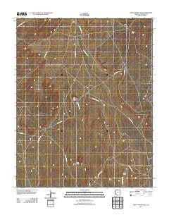 Many Ghosts Hill Arizona Historical topographic map, 1:24000 scale, 7.5 X 7.5 Minute, Year 2011