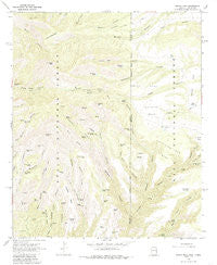 Maple Peak Arizona Historical topographic map, 1:24000 scale, 7.5 X 7.5 Minute, Year 1967
