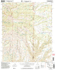 Maple Peak Arizona Historical topographic map, 1:24000 scale, 7.5 X 7.5 Minute, Year 2005