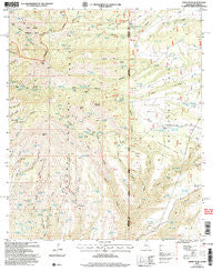 Maple Peak Arizona Historical topographic map, 1:24000 scale, 7.5 X 7.5 Minute, Year 2005