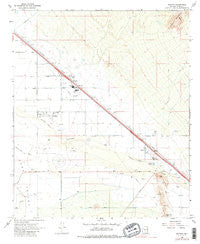 Marana Arizona Historical topographic map, 1:24000 scale, 7.5 X 7.5 Minute, Year 1967