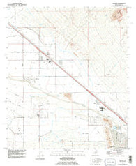 Marana Arizona Historical topographic map, 1:24000 scale, 7.5 X 7.5 Minute, Year 1992