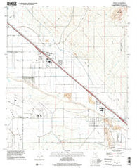 Marana Arizona Historical topographic map, 1:24000 scale, 7.5 X 7.5 Minute, Year 1996