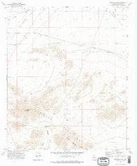 Margies Peak Arizona Historical topographic map, 1:24000 scale, 7.5 X 7.5 Minute, Year 1973