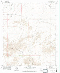 Margies Peak Arizona Historical topographic map, 1:24000 scale, 7.5 X 7.5 Minute, Year 1973