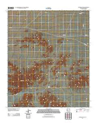 Margies Peak Arizona Historical topographic map, 1:24000 scale, 7.5 X 7.5 Minute, Year 2011