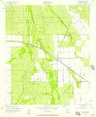 Maricopa Arizona Historical topographic map, 1:24000 scale, 7.5 X 7.5 Minute, Year 1952