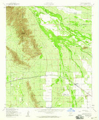 Maricopa Arizona Historical topographic map, 1:62500 scale, 15 X 15 Minute, Year 1952