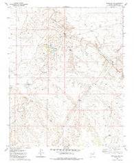 Markham Dam Arizona Historical topographic map, 1:24000 scale, 7.5 X 7.5 Minute, Year 1980