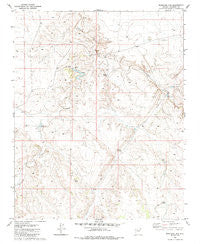 Markham Dam Arizona Historical topographic map, 1:24000 scale, 7.5 X 7.5 Minute, Year 1980