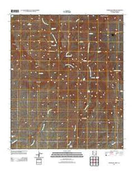 Markham Creek Arizona Historical topographic map, 1:24000 scale, 7.5 X 7.5 Minute, Year 2011