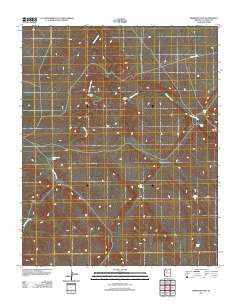 Markham Dam Arizona Historical topographic map, 1:24000 scale, 7.5 X 7.5 Minute, Year 2011