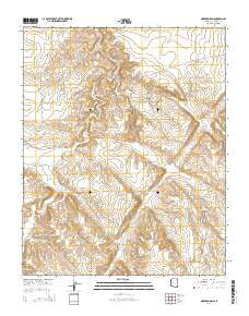 Markham Dam Arizona Current topographic map, 1:24000 scale, 7.5 X 7.5 Minute, Year 2014