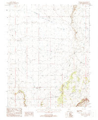 Maroney Well Arizona Historical topographic map, 1:24000 scale, 7.5 X 7.5 Minute, Year 1988