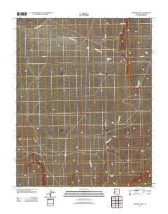 Maroney Well Arizona Historical topographic map, 1:24000 scale, 7.5 X 7.5 Minute, Year 2011