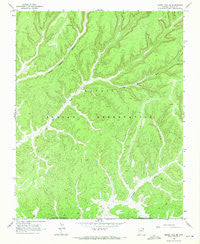 Marsh Pass SE Arizona Historical topographic map, 1:24000 scale, 7.5 X 7.5 Minute, Year 1968