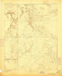 Marsh Pass Arizona Historical topographic map, 1:250000 scale, 1 X 1 Degree, Year 1892