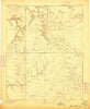 Marsh Pass Arizona Historical topographic map, 1:250000 scale, 1 X 1 Degree, Year 1892