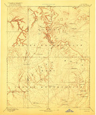 Marsh Pass Arizona Historical topographic map, 1:250000 scale, 1 X 1 Degree, Year 1892