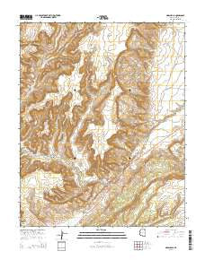 Marsh Pass Arizona Current topographic map, 1:24000 scale, 7.5 X 7.5 Minute, Year 2014