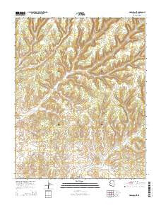 Marsh Pass SE Arizona Current topographic map, 1:24000 scale, 7.5 X 7.5 Minute, Year 2014