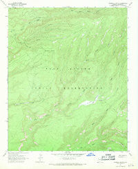 Marshall Butte Arizona Historical topographic map, 1:24000 scale, 7.5 X 7.5 Minute, Year 1967