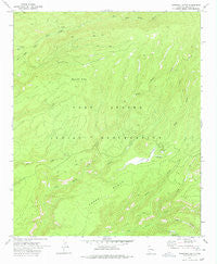 Marshall Butte Arizona Historical topographic map, 1:24000 scale, 7.5 X 7.5 Minute, Year 1978