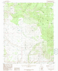 Martin Mountain Arizona Historical topographic map, 1:24000 scale, 7.5 X 7.5 Minute, Year 1986