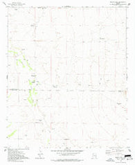 Martin Well Arizona Historical topographic map, 1:24000 scale, 7.5 X 7.5 Minute, Year 1974