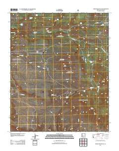 Martin Mountain Arizona Historical topographic map, 1:24000 scale, 7.5 X 7.5 Minute, Year 2012