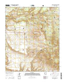 Martin Mountain Arizona Current topographic map, 1:24000 scale, 7.5 X 7.5 Minute, Year 2014