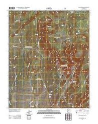 Matterhorn Arizona Historical topographic map, 1:24000 scale, 7.5 X 7.5 Minute, Year 2012