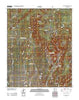 Matterhorn Arizona Historical topographic map, 1:24000 scale, 7.5 X 7.5 Minute, Year 2012