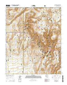 Matterhorn Arizona Current topographic map, 1:24000 scale, 7.5 X 7.5 Minute, Year 2014