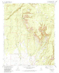 Matterhorn Arizona Historical topographic map, 1:24000 scale, 7.5 X 7.5 Minute, Year 1979