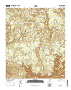 Maverick Arizona Current topographic map, 1:24000 scale, 7.5 X 7.5 Minute, Year 2014