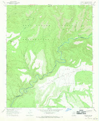 Maverick SW Arizona Historical topographic map, 1:24000 scale, 7.5 X 7.5 Minute, Year 1967